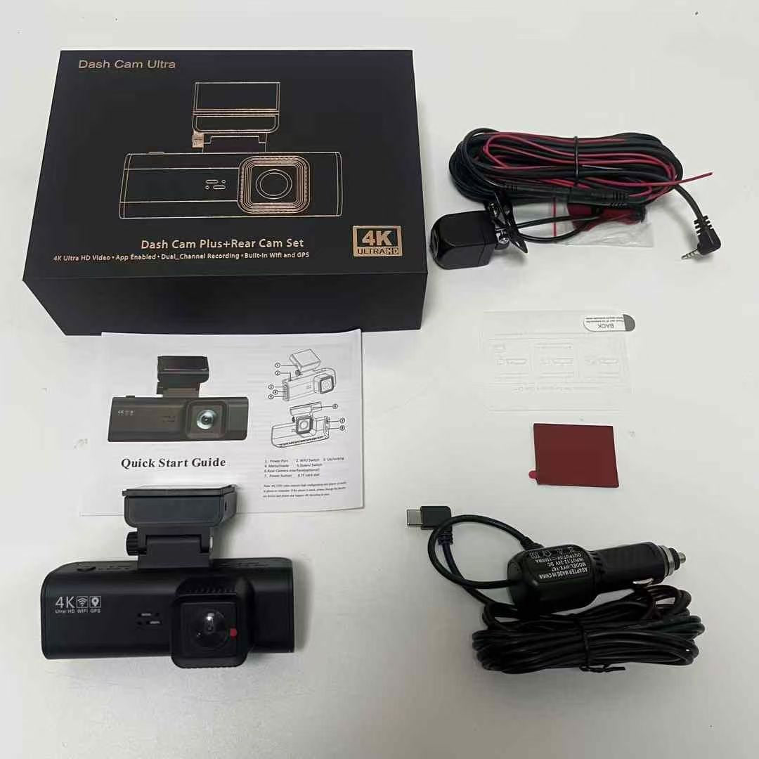 V56 3.18Inch Screen4K+1080P Driving Recorder REDTIGER F7N Optimized Driving Recorder wifi