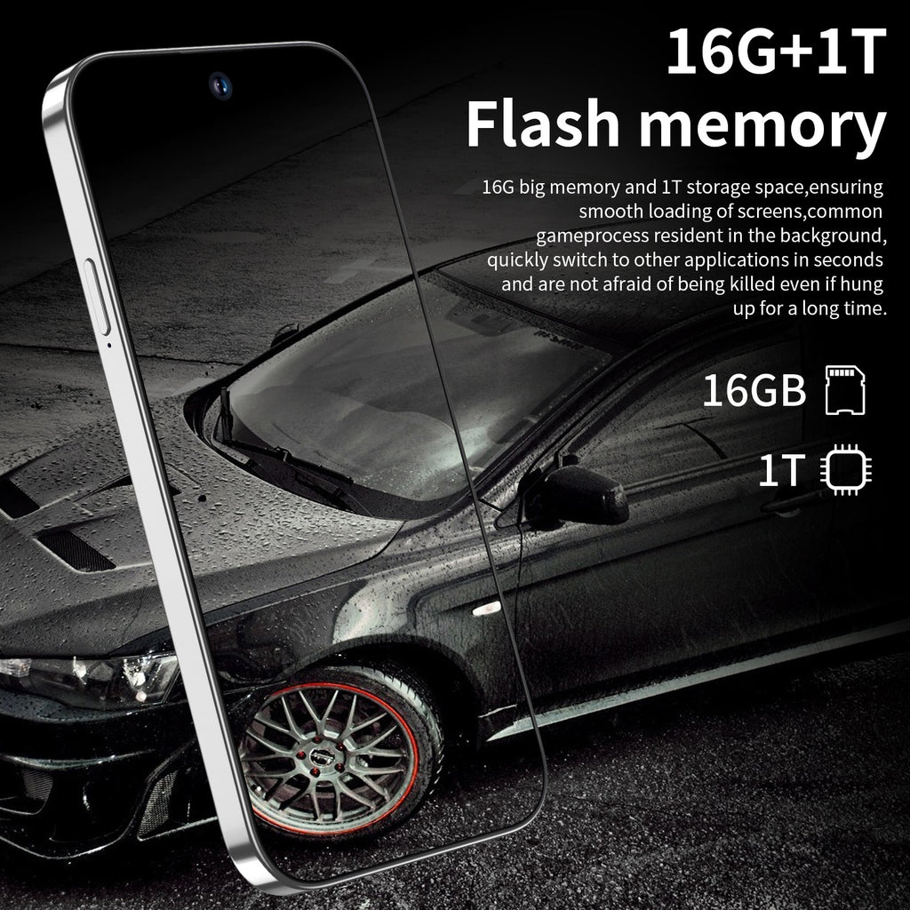 Specially designed for smartphones I15ProMax Super Large Screen16+1T Factory Direct Wholesale(Popular)