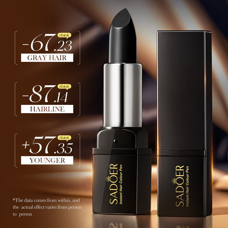 Cross-border Hair Dye Pen3.8g Moisturizing Hair Black Men and Women Conditioner Export Manufacturer Wholesale