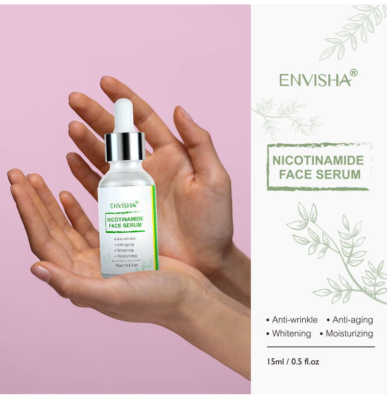 Full English ENVISHA Niacinamide Facial Serum Moisturizing Anti-Wrinkle Firming Liquid Essence Export