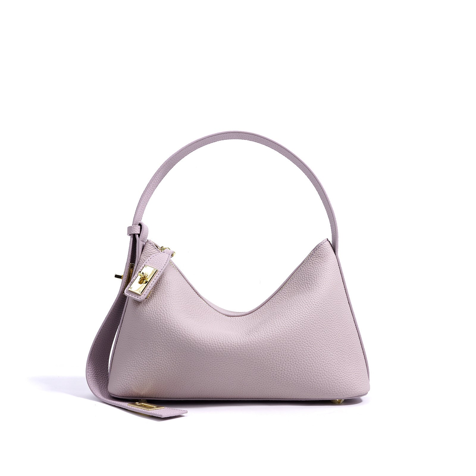 European and American High-End Luxury Handbag for Women, Niche Design, Underarm, Single Shoulder, Crossbody, Dumpling Shape, Genuine Leather, Cowhide, Pillow Bag