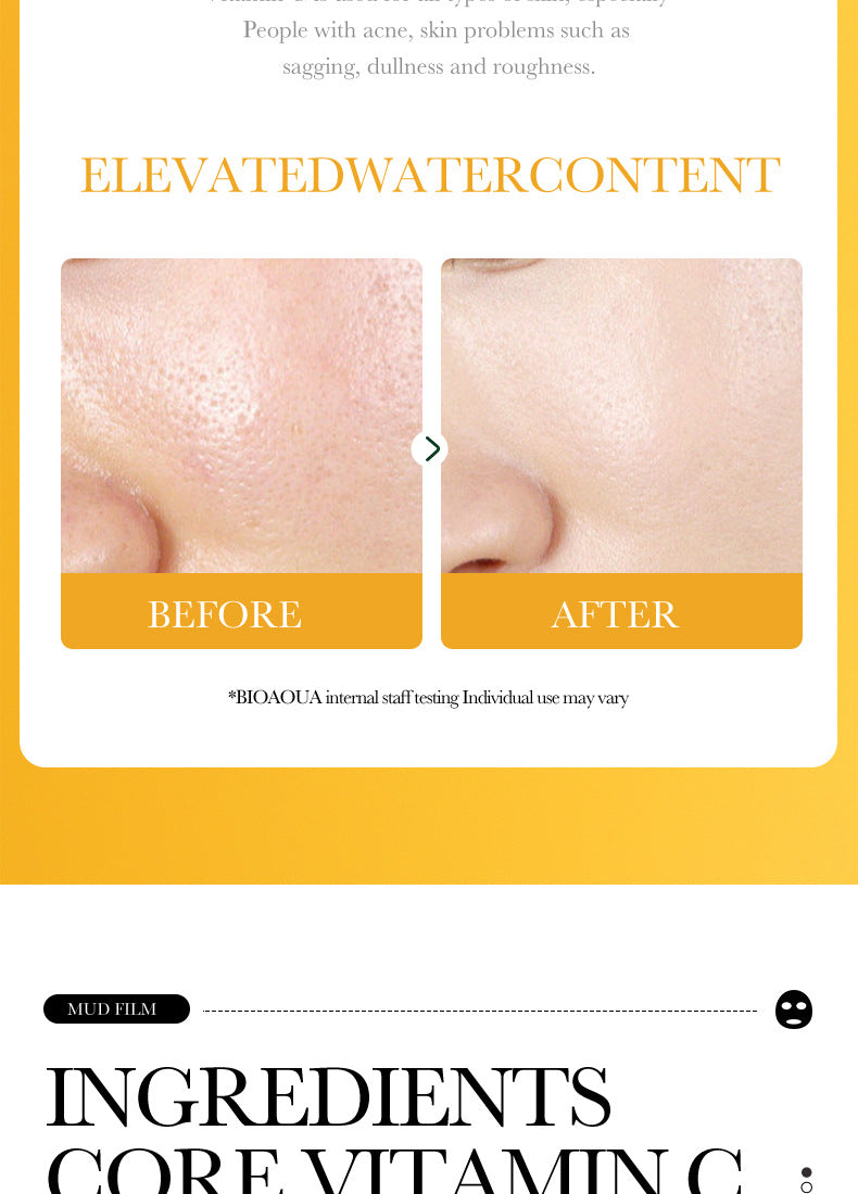 Cleansing Mask BIOAOUA Cucumber Pore Cleansing Smear-On Portable Mud Mask  Foreign Trade Wholesale