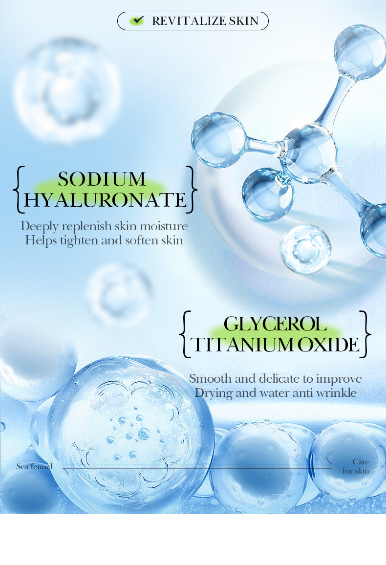 Sea Fennel Hyaluronic Acid Skin Care Set  BIOAOUA Moisturizing Five-Piece Set Cross-Border Wholesale