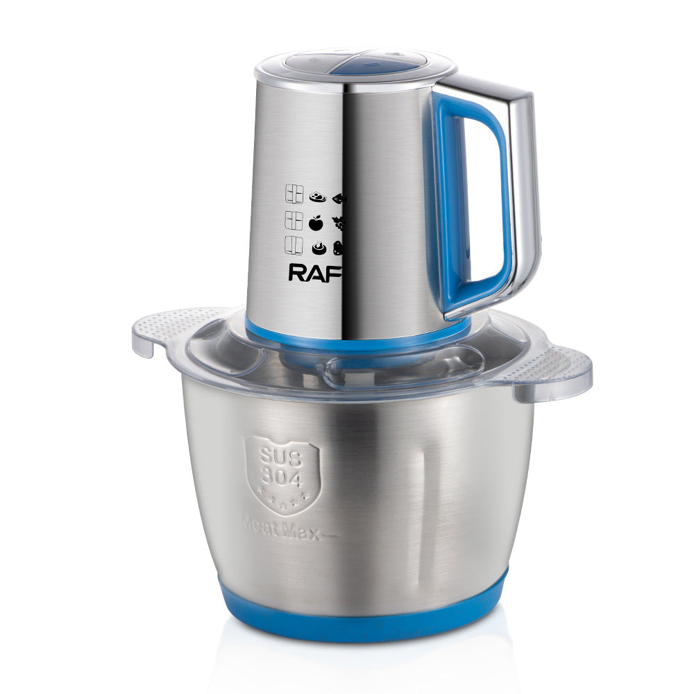 RAF European and American Standard Meat Grinder Household Stainless Steel Electric Food Processor Multi-Functional Kitchen Meat Mincer 3L