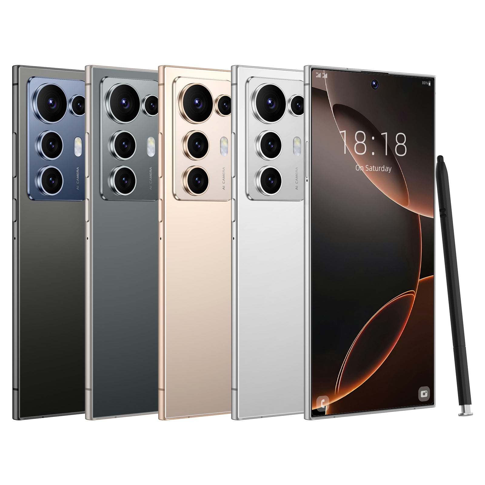 C-S25 Ultra Smartphone2+16 High-end7.3Inch Large Screen Factory4gG Mobile Phone