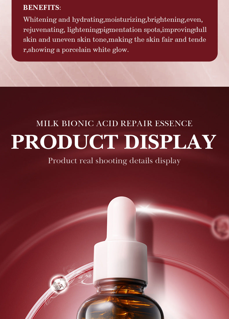 Lactobionic Acid Serum30mlSADOER Moisturizing pore-reducing skin rejuvenation essence cross-border wholesale