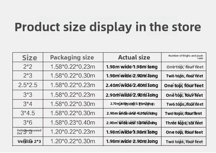 Sunshade Umbrella Sun Protection Stall Tent Large Outdoor Folding Large Umbrella Commercial Square Rain Shelter Courtyard