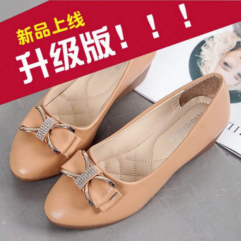 Pumps Women2025Spring New Versatile Women's Loafers British Style Flat Rhinestone Moccasins Durable Sole Women's Shoes