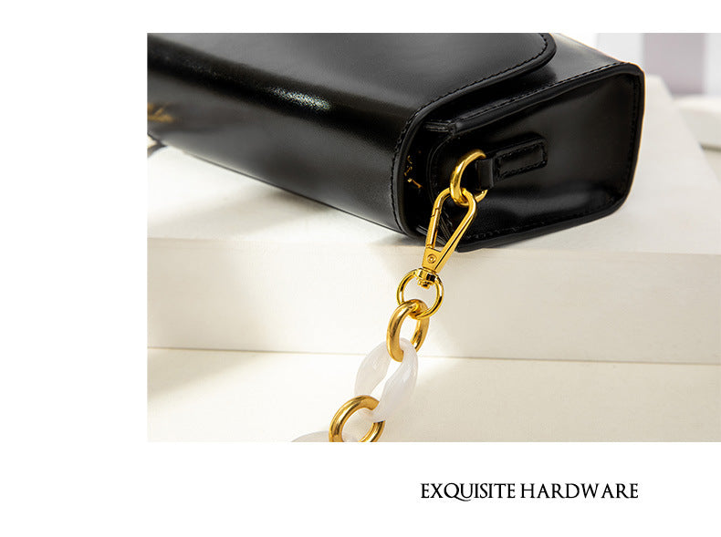 Women's Bag Korean Version Trendy Fashion New Style Personality Crossbody Bag Elegant Diamond Chain Simple Versatile Shoulder Bag