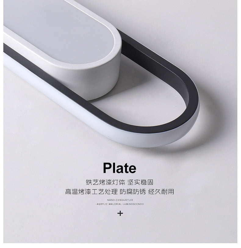 Aisle Light Corridor Light Modern Simple Entryway Porch Balcony Light Iron Art Long Strip Cloakroom led Ceiling Light Fixtures