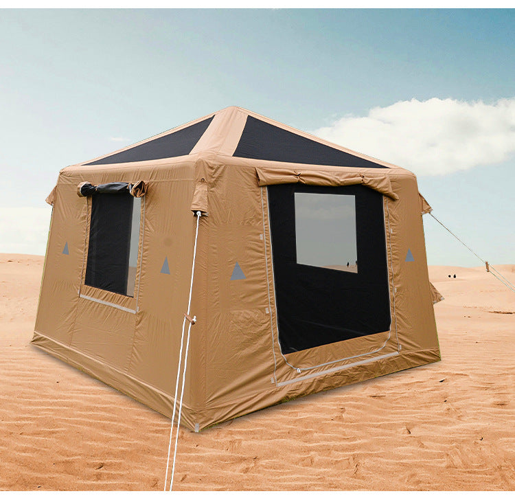 Wholesale Inflatable Tent from Source Factory Middle East Saudi Arabia Tent Black Coating Sunproof Rainproof Automatic Quick Open3*