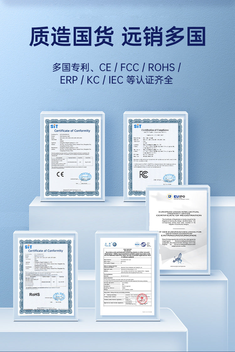 Charging led Cabinet Light Magnetic Suction Wine Cabinet Wardrobe Light Remote Control RGB Ice Hockey Light Wiring-Free Large Cat Eye Light