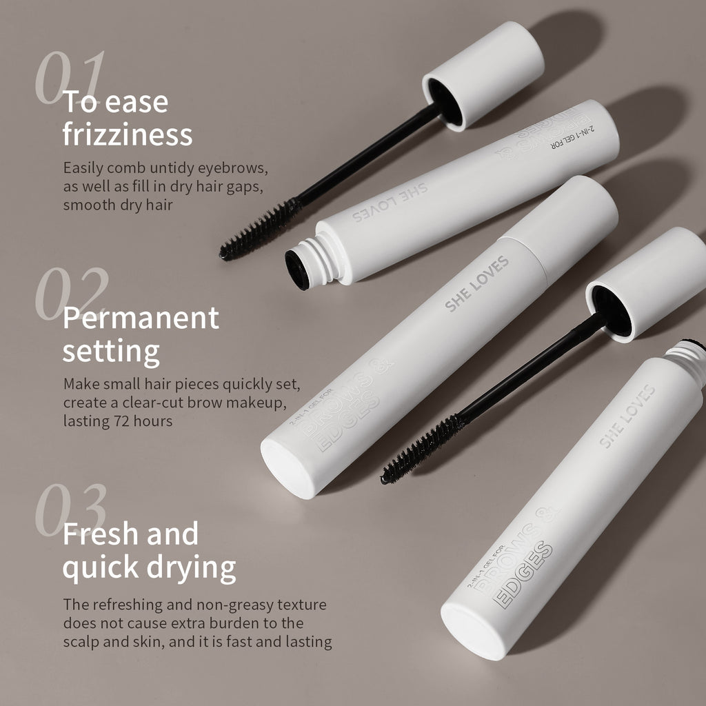 Eyebrow Hair Styling Stick brows & hair styling Silicone-free Alcohol Quick-Dry Long-Lasting Setting