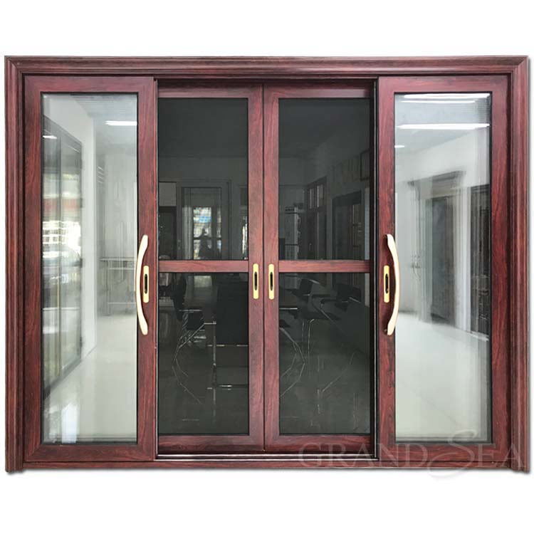 Luxury Design Interior Hotel square Shower Glass Aluminum Door