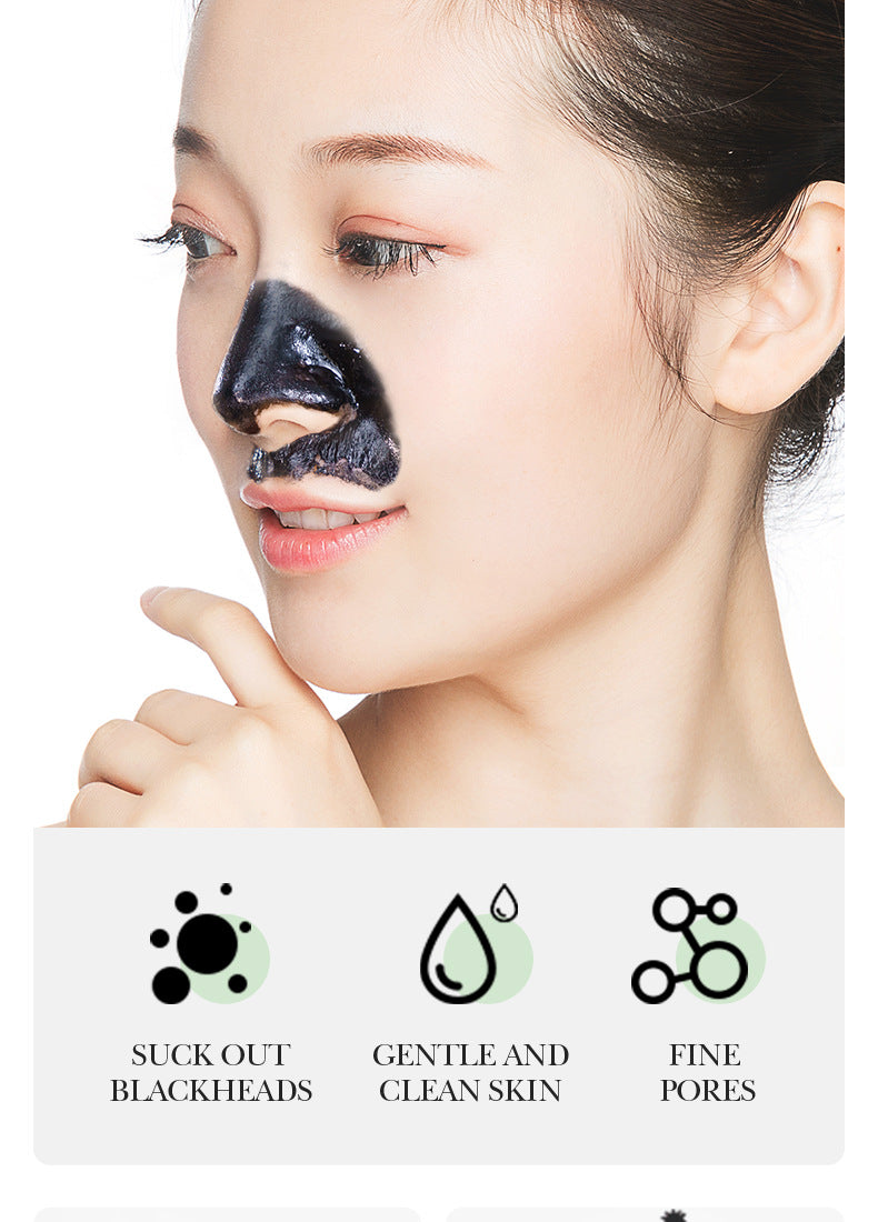 Full English Bamboo Charcoal Blackhead Absorbing Nose Mask Patch SADOERT District Nursing60g  Foreign Trade Skincare Wholesale