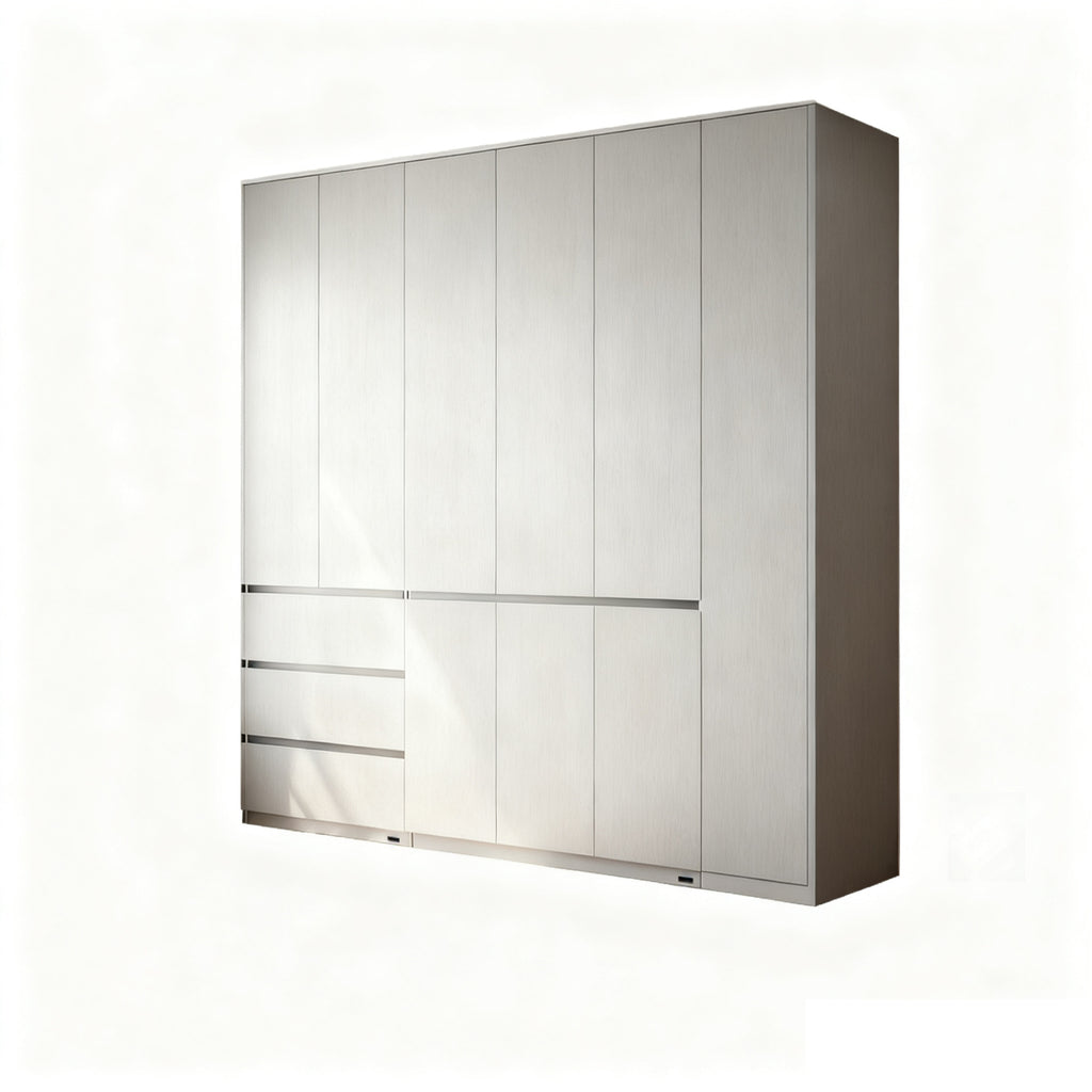 Whole House Custom Honeycomb Aluminum Alloy Wardrobe Large Capacity Home Bedroom Storage Integrated Closet Source Manufacturer