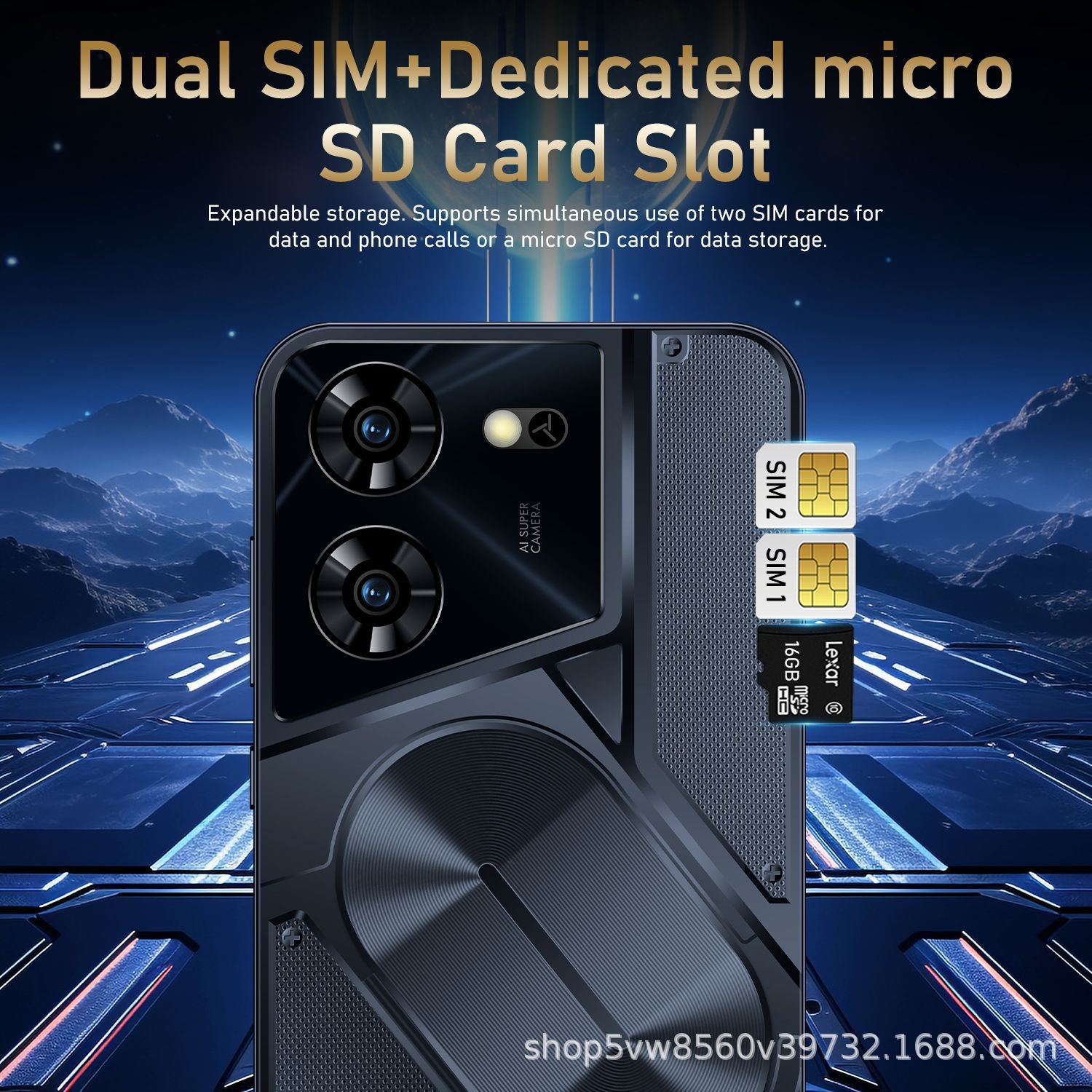 New POVA 5 PRO Mobile Phone16+1TB Large Memory All-in-One Factory Smartphone