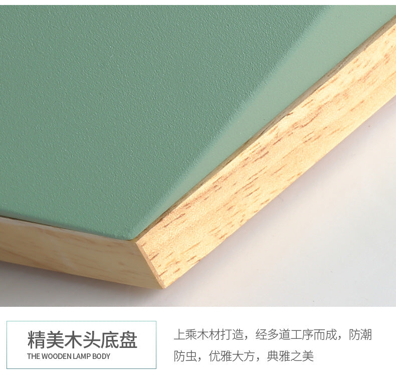 Creative Geometric Ceiling Light led Bedroom Lamp Nordic Creative Boys Girls Children's Room Lamp Iron Art Living Room Lamp