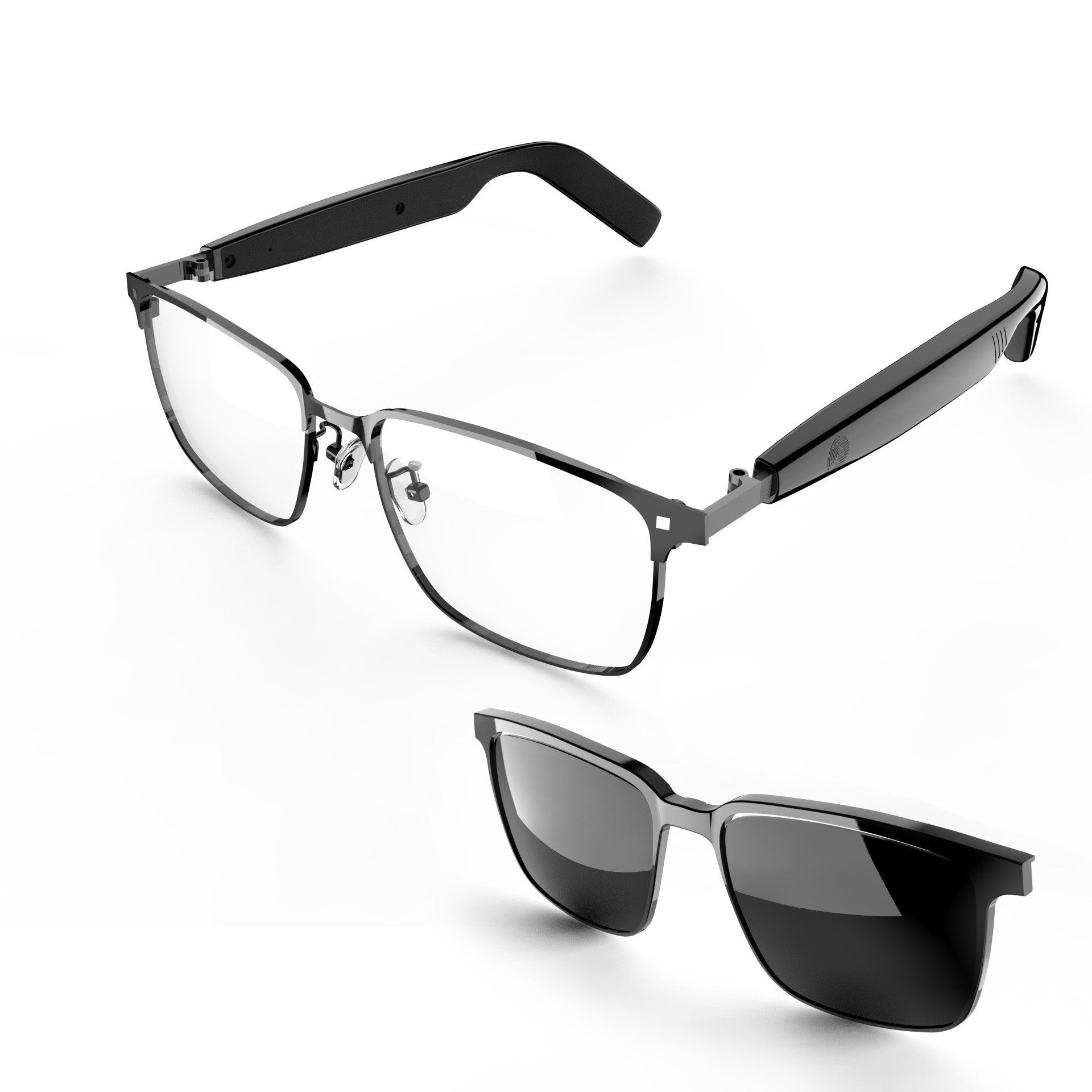 AI Bluetooth Smart Glasses Anti-Blue Light Translation Call Music Open-Ear Smart Bluetooth Glasses Headset