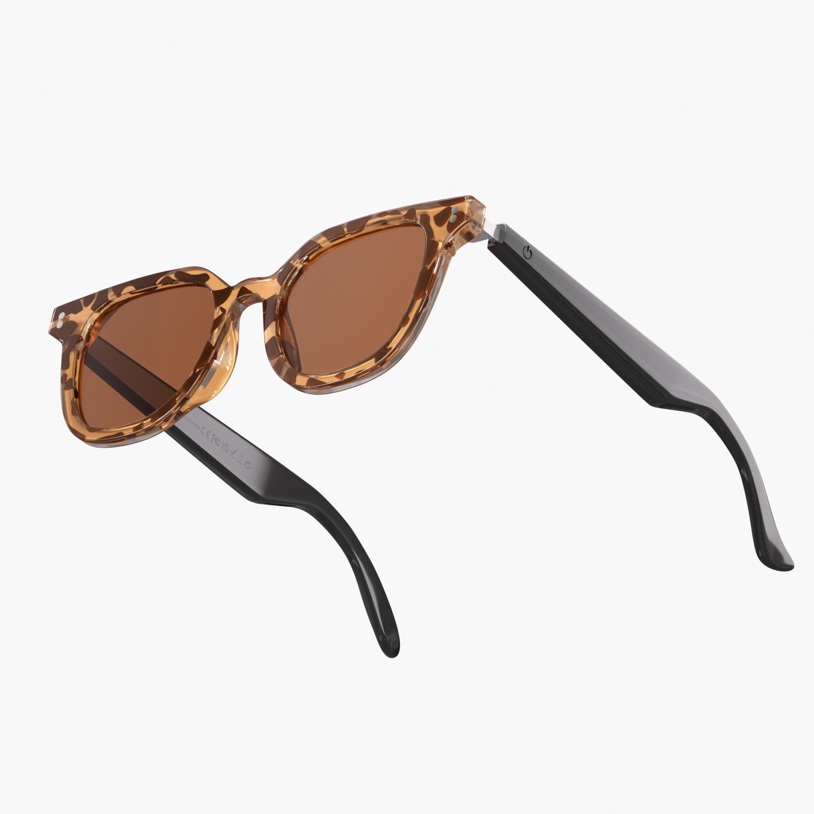 European and American Private Models AI Translation Smart Bluetooth Glasses A12Open-type Anti-leakage Sound Unisex Glasses