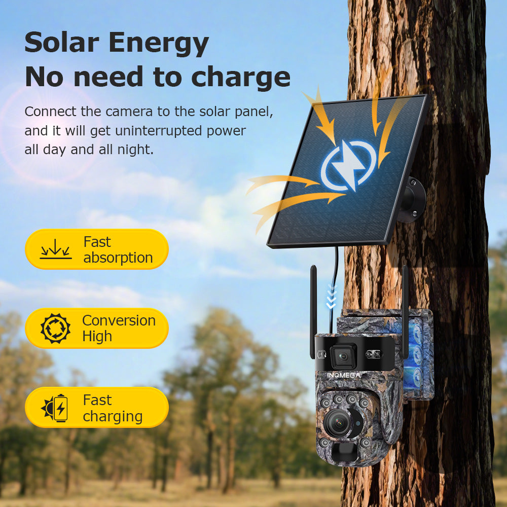 New Product4g Solar camera outdoor camouflage low power consumption camera HD20X Zoom Camera