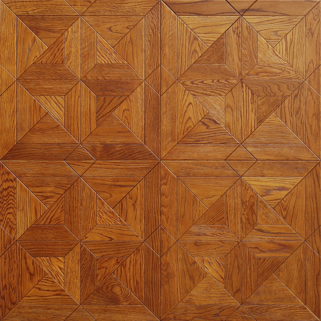 15mm Custom Square Teak Parquet Wood Flooring | High-End Engineered Hardwood Panels Anti-Slip Waterproof Click Lock Outdoor