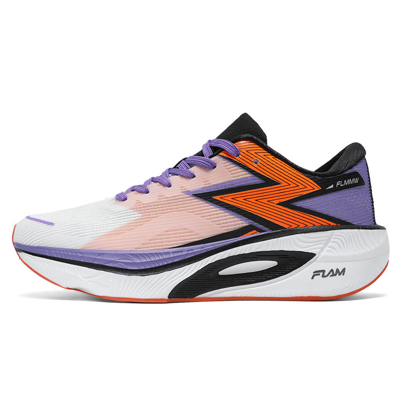 Summer New Mesh Breathable Carbon Plate Ultra-light Sports Shoes for Teenagers Couples Casual Fashion High Elastic Soft Sole Running Shoes