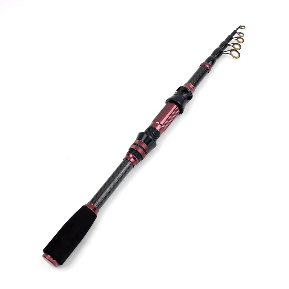 New Ultra Short Sea Rod Carbon High Quality Portable Fishing Rod Retractable Lure Casting Rod Fishing Gear Manufacturer Wholesale