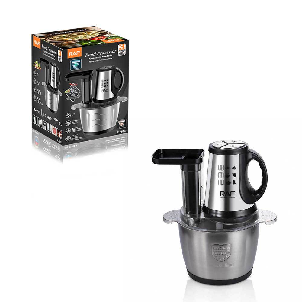 RAF European Standard Household Meat Grinder3L Press Shredding Vegetable Cutter Blender Food Processor Multifunctional Meat Grinder