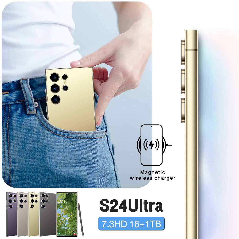 New Smartphone S24Ultra Large Screen16+1T Smartphone Factory Price Wholesale(Popular)