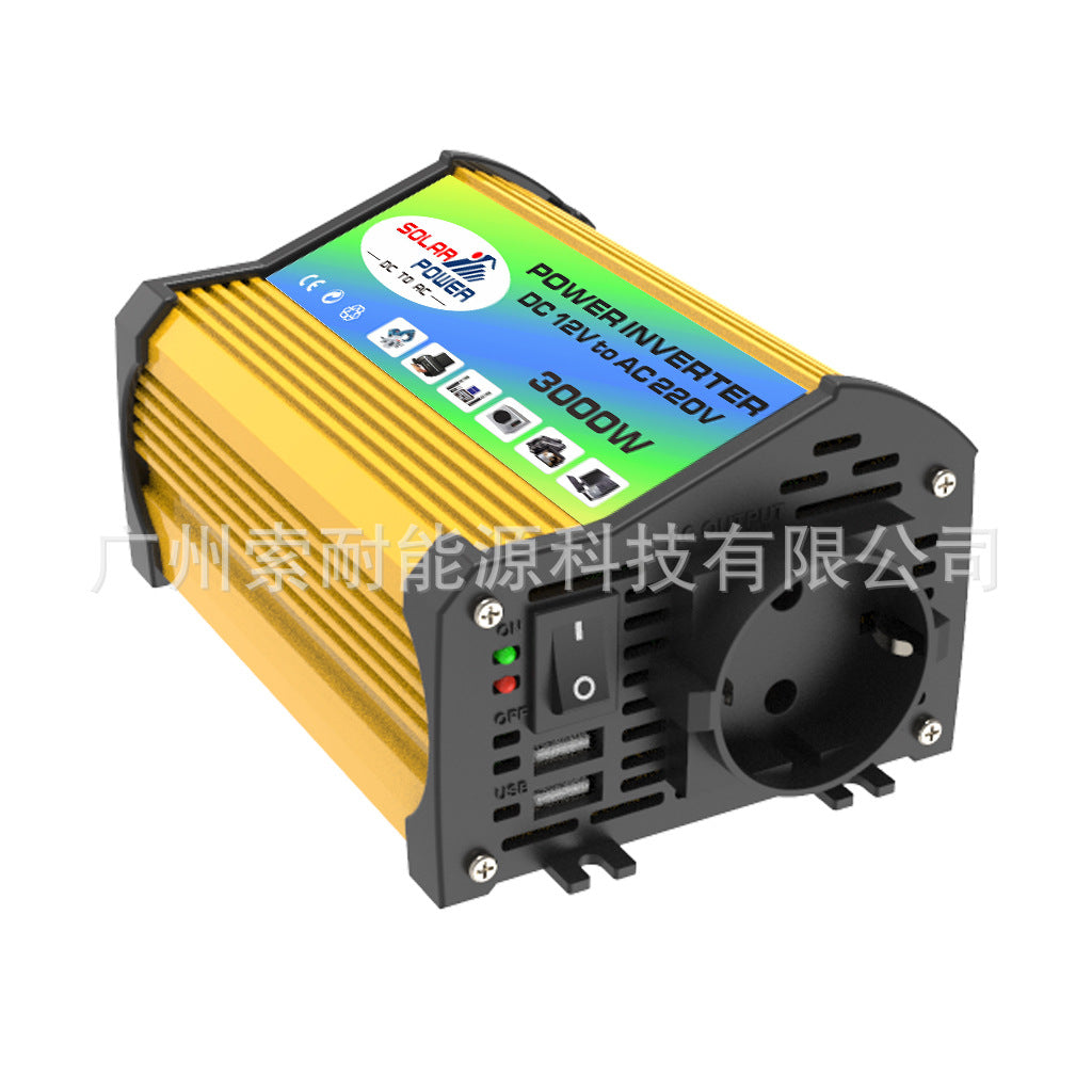 300W Vehicle Inverter12V Turn110V220V Double USB Platform car power inverter