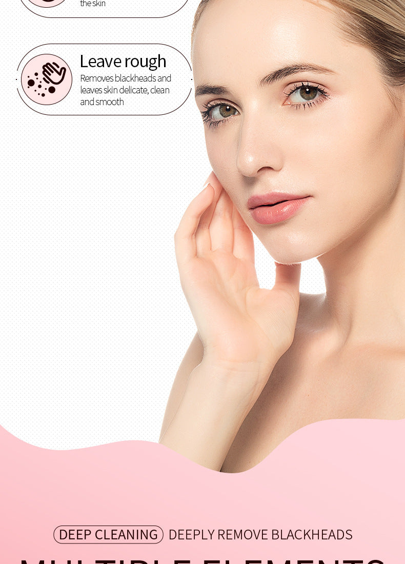 Three Steps to Remove Blackheads Nose Strips SADOER Skin Care Products T District Nursing Set Cross-Border Foreign Trade Wholesale