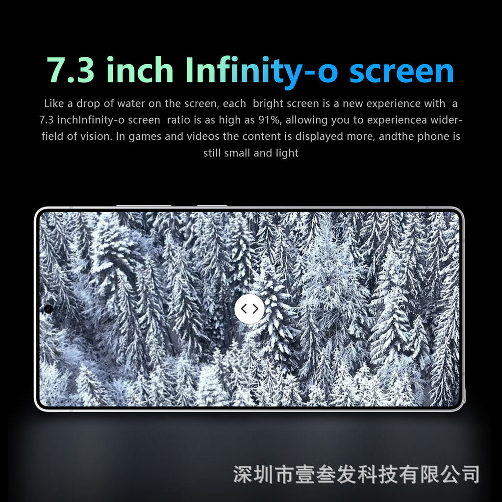 Factory New S25 Ultra Smartphone12+512 High-end7.3Inch Large Screen 5G Mobile Phone