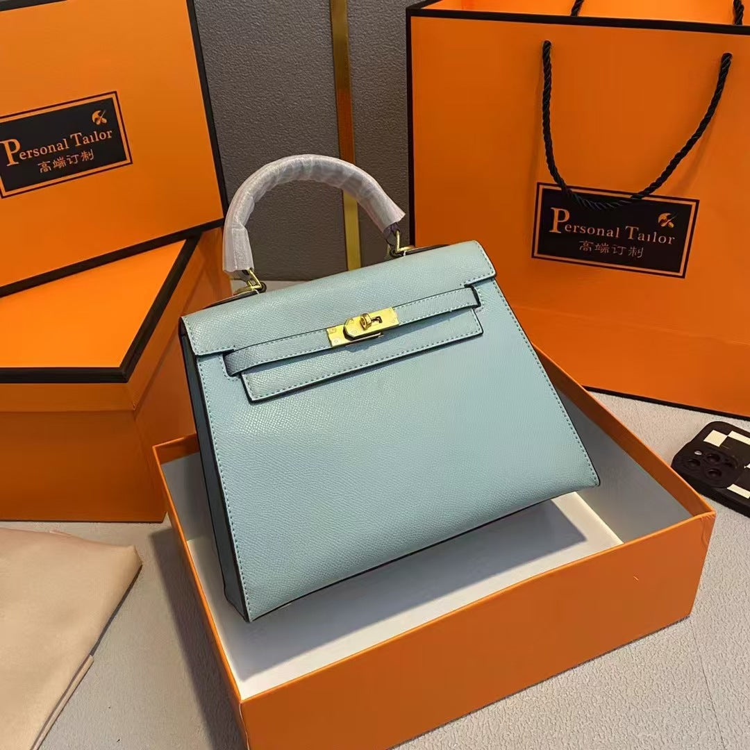 Hot Sale New Fashion Handbag for Women Platinum Kelly Bag Women's Shoulder Crossbody Bag Versatile Trendy Handbag