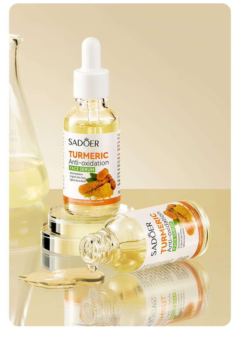 Full English Turmeric Essence SADOER Antioxidant Moisturizing Essence30ml  Foreign Trade Manufacturer Wholesale