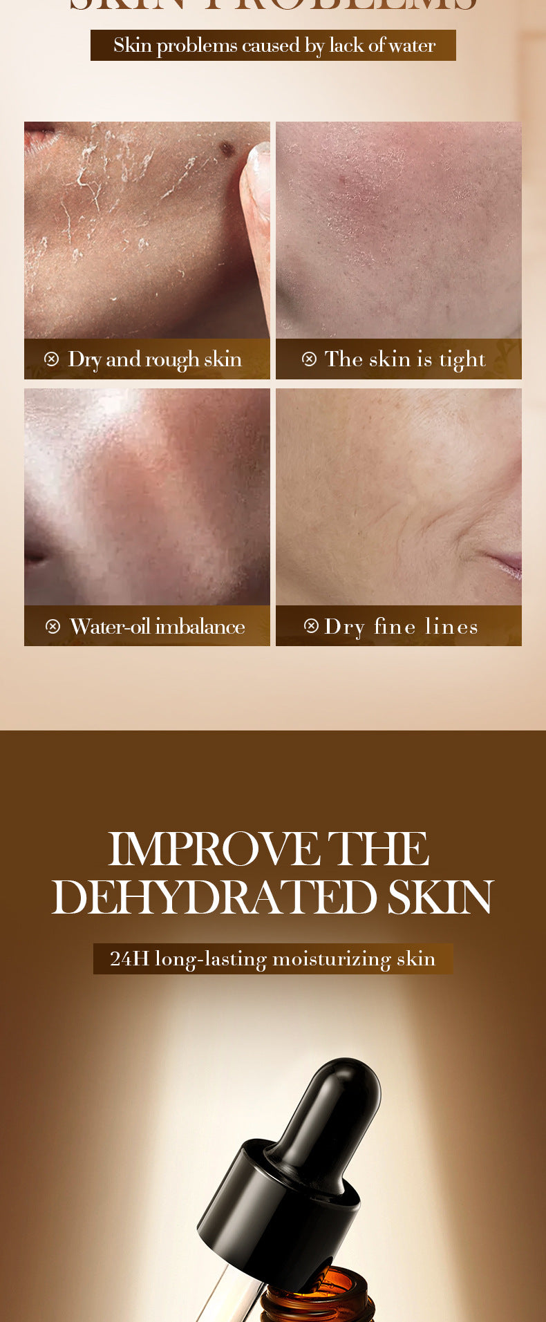 Hyaluronic Acid Hydrating Moisturizing Serum SADOER Skin rejuvenation and moisturizing essence liquid cross-border wholesale