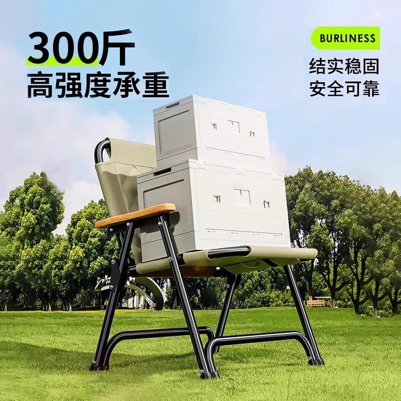 Outdoor Folding Chair Portable Padded Kermit Picnic Kermit Chair Ultra-light Fishing Camping Beach Chair