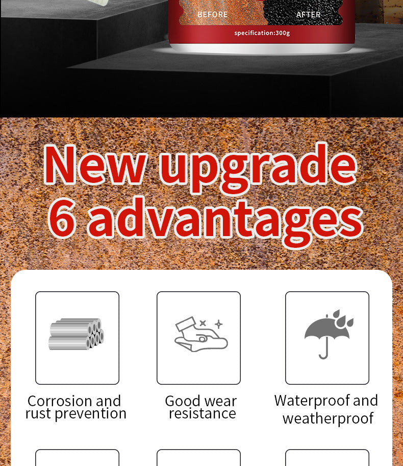 Rust Conversion Agent for Rusty Color Steel Tiles Renovation Special Agent Anti-Corrosion Primer Metal Rust Removal Conversion Paint