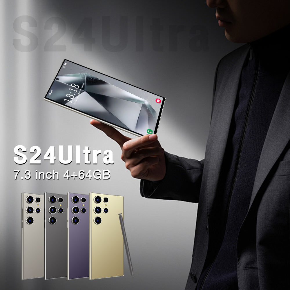 S24 Ultra New products in stock4G Android Phone3+64G Mobile Phone6.8High Definition Screen Wholesale
