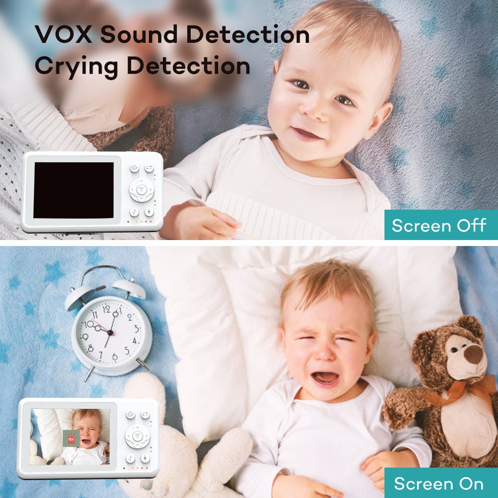 Baby Monitor3.2Inch Wireless Shaking Head Care Device HD Quality Monitor