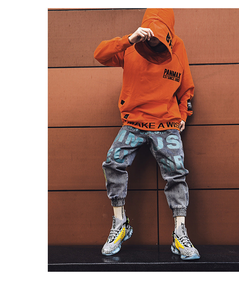 2025New National Fashion Casual Shoes Breathable Mesh Patchwork Men's Shoes Thick Sole Height Increasing Non-Slip Wear-Resistant Sports Shoes