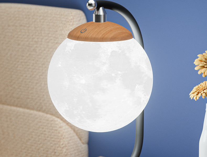 15w Wireless Charging Study Table Lamp Bedroom Bedside Sleep Eye Protection Night Light Outdoor Camping Atmosphere Light