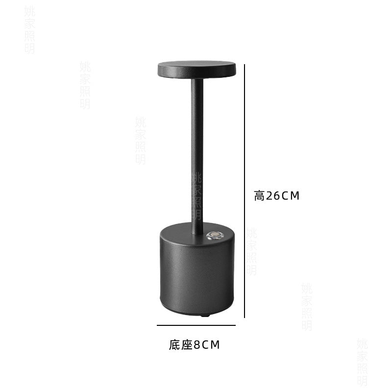 Amazon Bestselling Industrial Light26cm I-shaped Desk Lamp Creative Atmosphere Table Lamp Bar Dining Touch Night Light