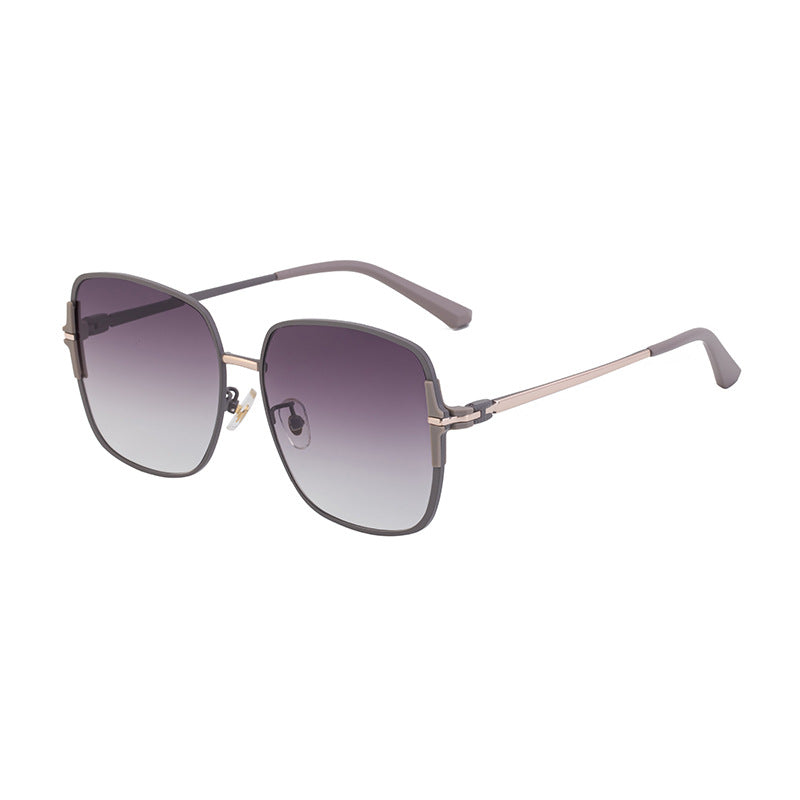2025New European and American Fashion Square Frame Polarized Sunglasses for Women High-end Outdoor Sun Protection Sunglasses Wholesale