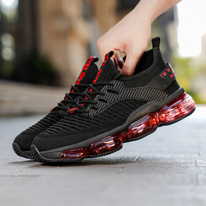 Men's Shoes New Large Size Breathable Mesh Shoes Men's Trendy Casual Versatile Thick-Soled Sneakers Fashion Dad Shoes