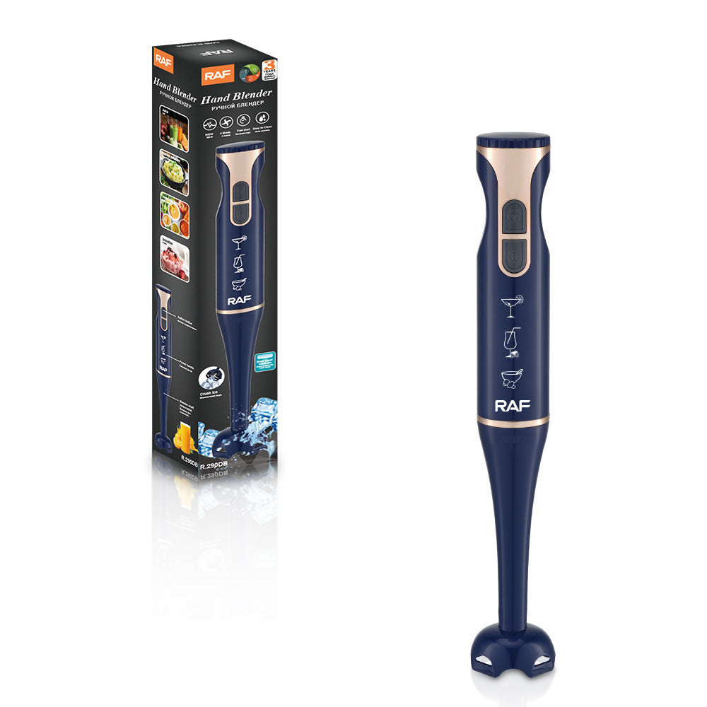RAF EU Standard Portable Household Food Blender Handheld Electric Stainless Steel Cooking Stick Mixer290