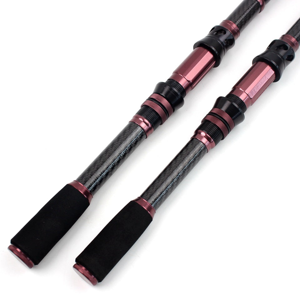 New Ultra Short Sea Rod Carbon High Quality Portable Fishing Rod Retractable Lure Casting Rod Fishing Gear Manufacturer Wholesale