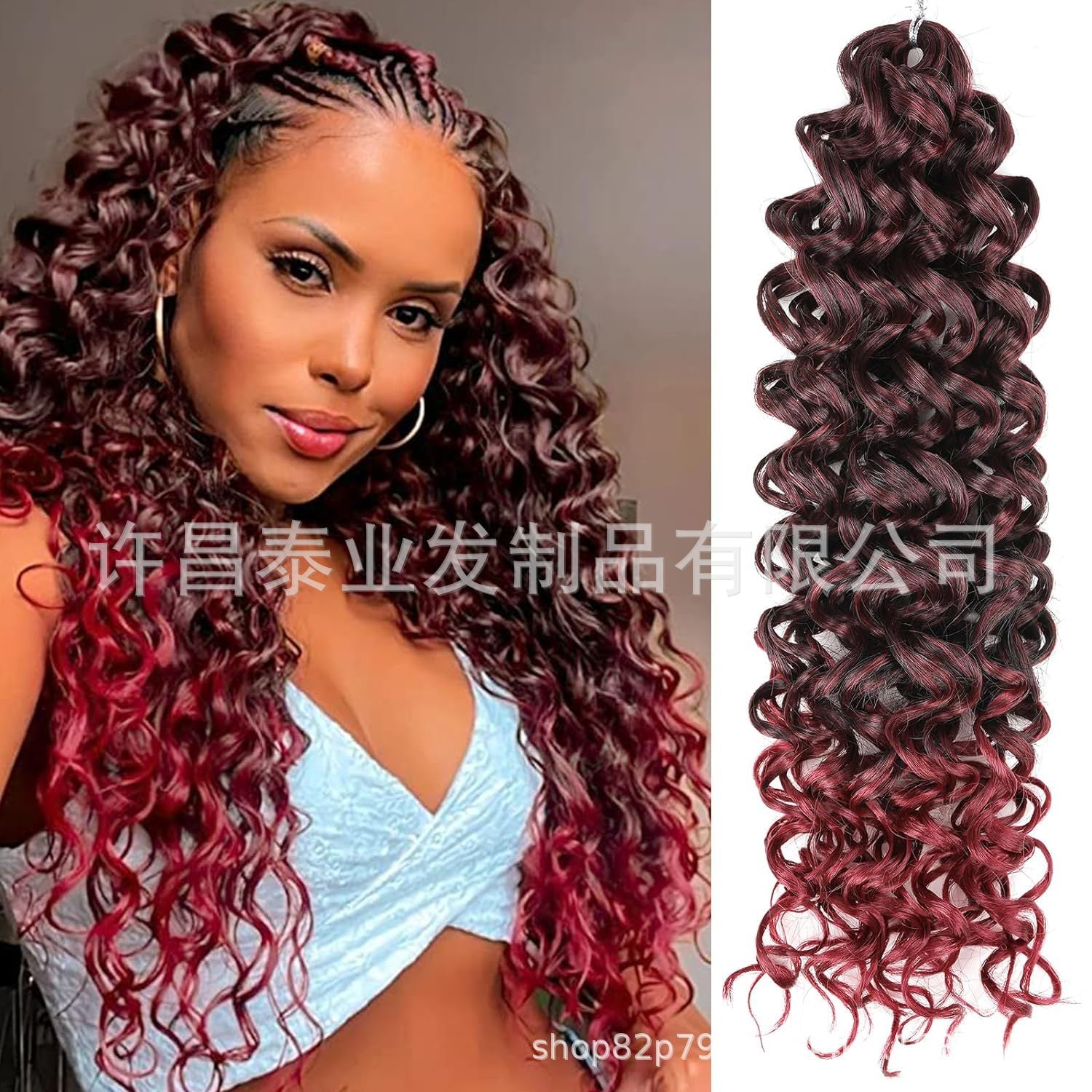 European and American Foreign Trade Cross-Border Wig African Curl Dreadlocks Crochet Hair GoGo Curl Crochet Hair Wig