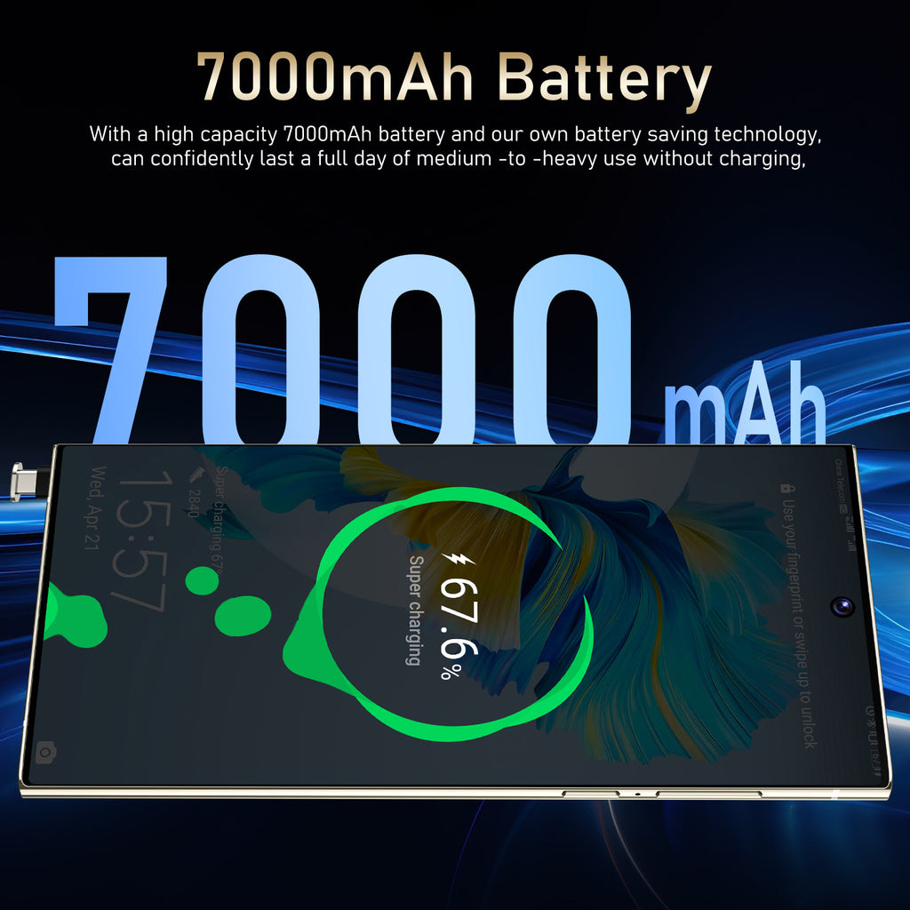 Globally Exclusive for Smartphones S24 Ultra Android Large Screen16+1T Factory Direct Price(Popular)