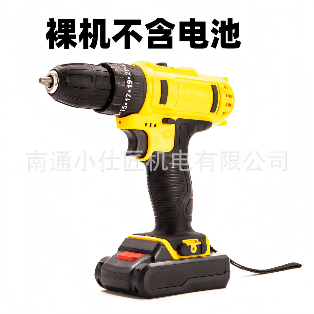 AliExpress Amazon Dropshipping Cross-Border Brushless Lithium Battery Tool Rechargeable Battery One Battery One Charger Electric Drill Impact Drill